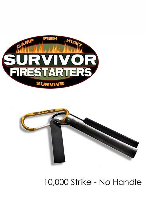 Survivor Firestarters 10K Strikes No-Handle Carabiner