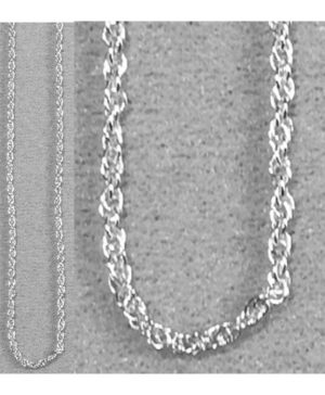 Necklace Chain - Twist (20 inch) Sterling Silver