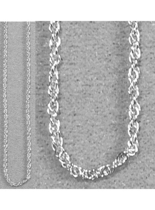 Necklace Chain - Twist (20 inch) Sterling Silver