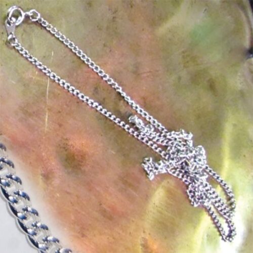 Necklace Chain - Diamond Cut Curb (24 Inch) Metal