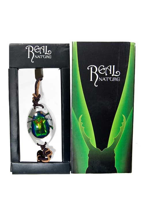 Insect Bracelet - Green Beetle
