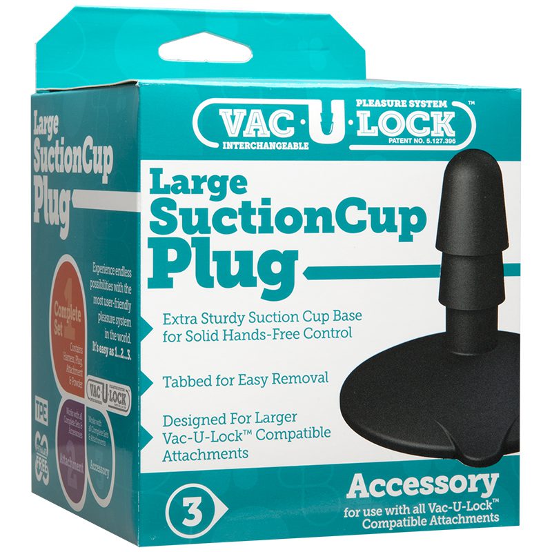 Doc Johnson Vac U Lock Suction Cup Large Black Canada