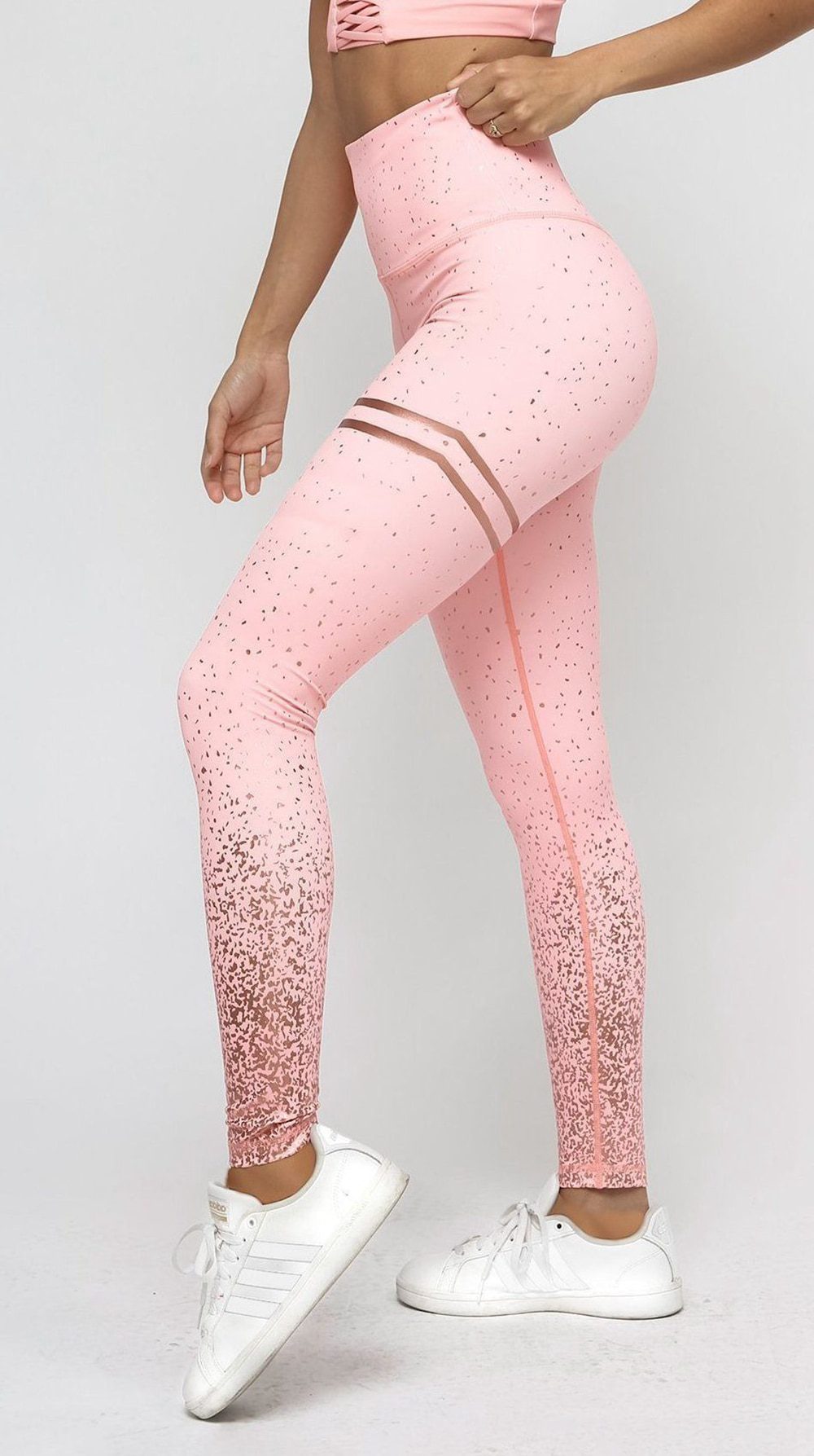 Shimmer Magic Leggings - Pink/Gold - Canada