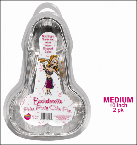 Bachelorette Medium Peter Party Cake Pan - 10 Inch