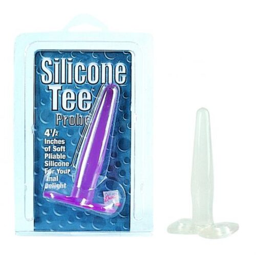 Silicone Tee Probe Clear