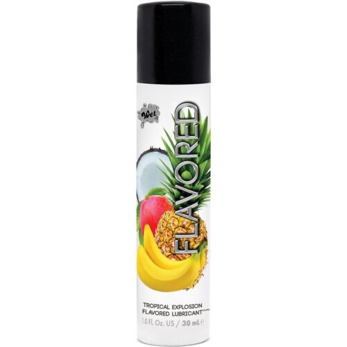 1 oz Wet Flavored Lube Tropical Explosion