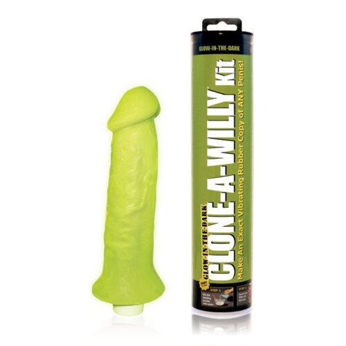 Empire Labs Vibrating Clone-A-Willy Glow in the Dark Green