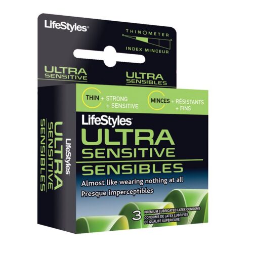 Lifestyles Condom Ultra-Sensitive 3 Pack