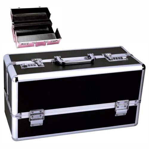 Large Lockable Vibrator Case Black