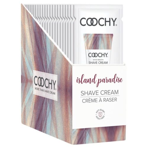 15 ml Coochy Shave Cream Island Paradise Display of 24 Foils