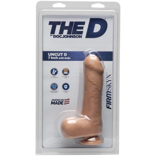 The D 7” with Balls Uncut D FirmSkin Vanilla