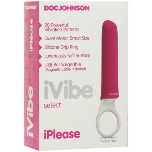 IPlease with Silicone Grip Ring Pink White