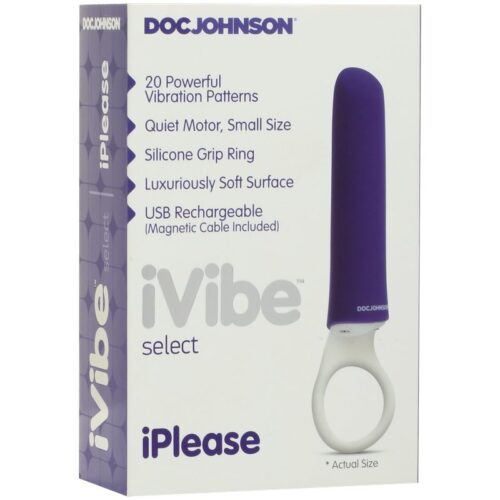 IPlease with Silicone Grip Ring Purple White