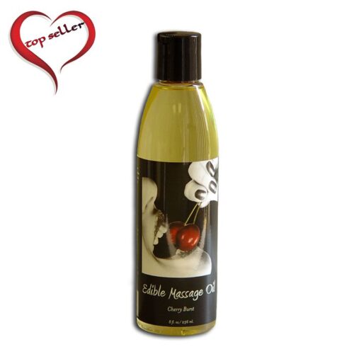 8 oz. Edible Massage Oil Cherry