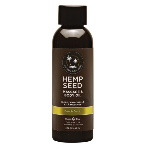 2 oz. Hemp Seed Massage Oil Beach Daze