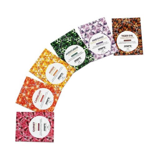 3 ml Organic Massage Oil with Crystals Carnelian Apricot Foil Pac