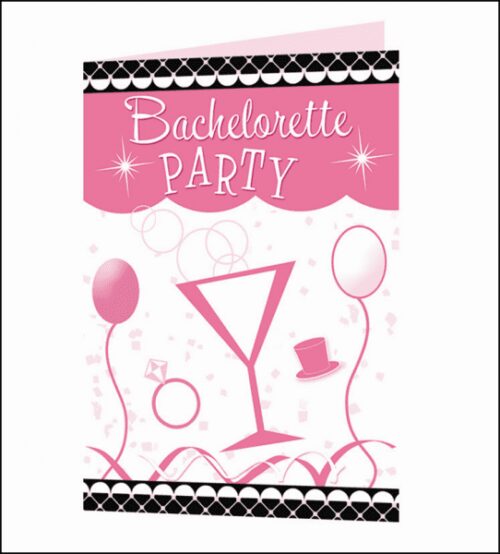 Bachelorette Party Invitation Cards 10 Pack