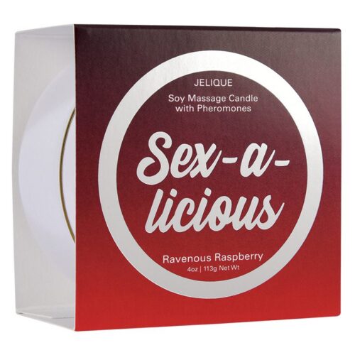 Jelique Products 4 oz Massage Candle Sex-A-Licious Ravenous Raspberry