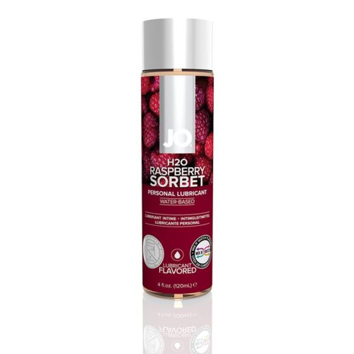 JO Flavored Lubricant 4 oz Raspberry Sorbet