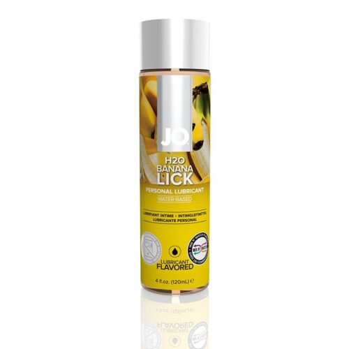 JO Flavored Lubricant 4 oz Banana Lick