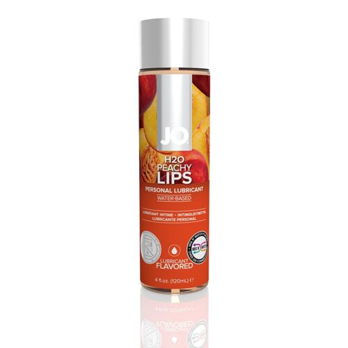 JO Flavored Lubricant 4 oz Peachy Lips