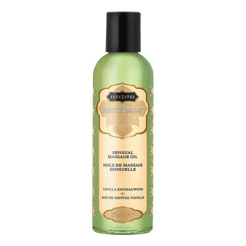 Naturals Massage Oil 2 oz Vanilla Sandalwood &