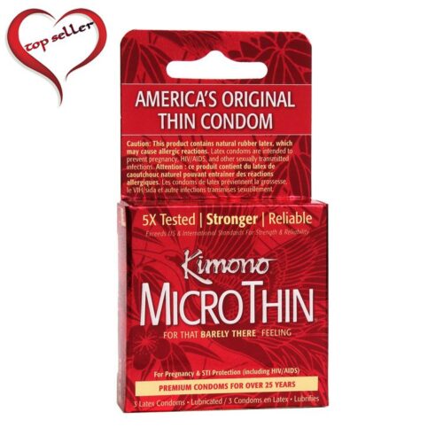 Kimono Micro Thin Condom 3 Pack