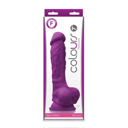 Colours Pleasures 7” Dildo Putple