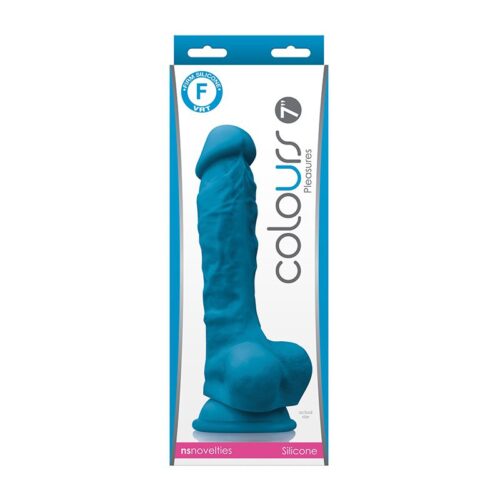 Colours Pleasures 7” Dildo Blue