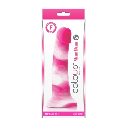 Colors Pleasures 6” Yum Yum Dildo Pink