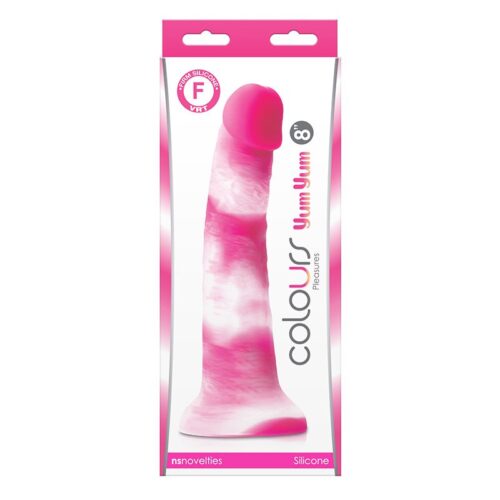 Colors Pleasures 8” Yum Yum Dildo Pink