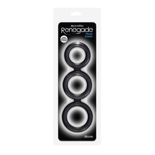 Renegade Triad Rings Black