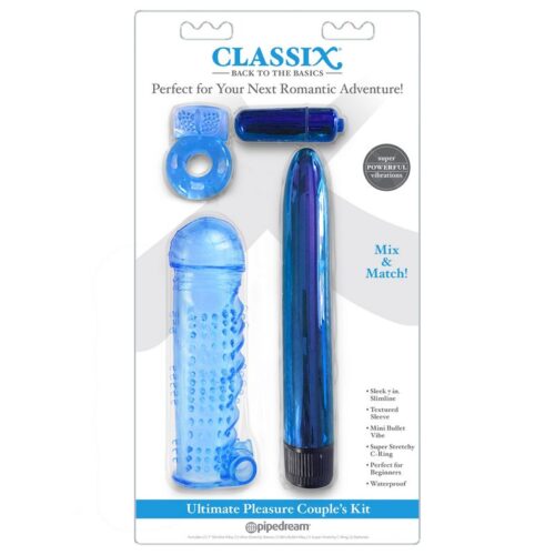 Classix Ultimate Pleasure Couple Kit Blue