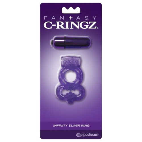 Fantasy C-Ringz Vibrating Infinity Super Ring Purple