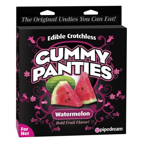 Edible Crotchless Gummy Panties Watermelon