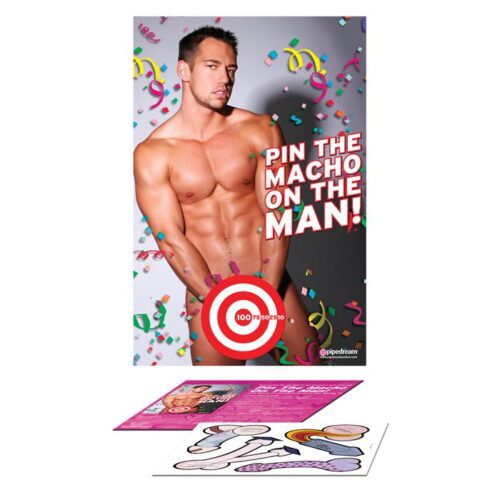 Pin the Macho on the Man Game – EACH