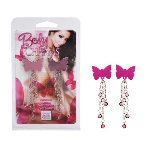 Body Charms Butterfly Pink