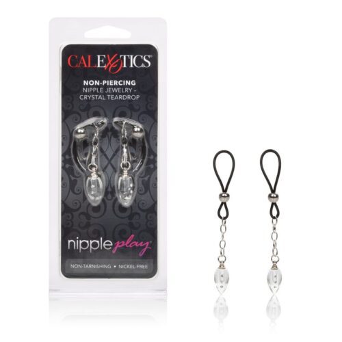 Non-Piercing Nipple Jewelry Crystal Teardrop