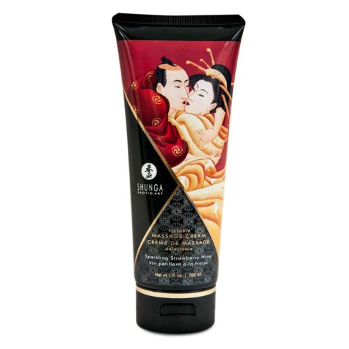 Shunga Kissable Massage Cream Strawberry Wine