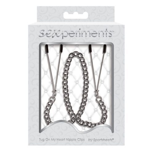 Sexperiments Tub My Heart Nipple Clips