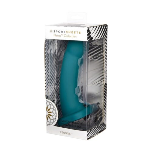 Nexus 8" Vibrating Hollow Dildo Green Lennox