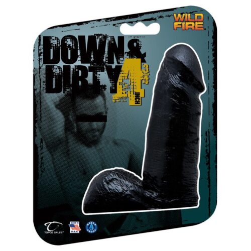 Wildfire® Down and Dirty 4.75″ Dong – Black