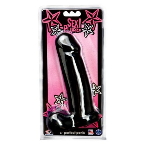 Sex Please! 6″ Perfect Penis Black