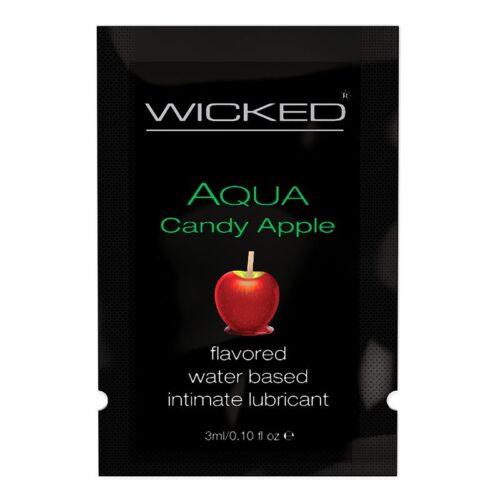 3 ml Flavored Lube Sample Pack Candy Apple