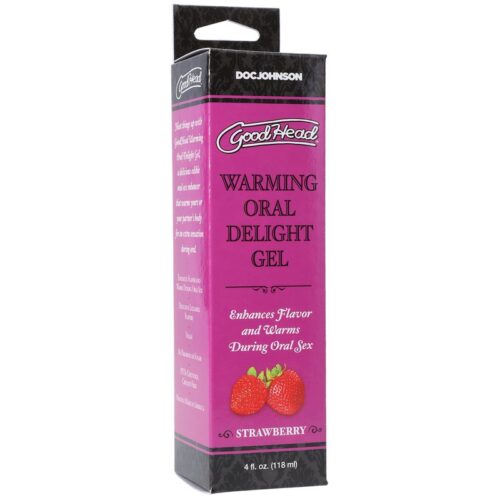 4 oz GoodHead Warming Head Gel Strawberry