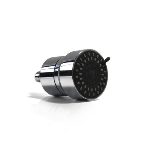 Compact Chrome Shower Head Filter