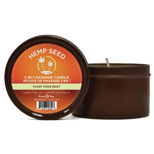 3 in 1  Round Tin Massage Candle 6.8 oz. Float Your Boat
