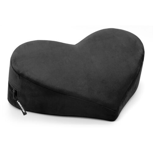 Heart Wedge Sex Pillow Black