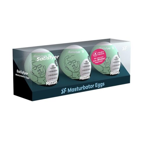 SF5006 Masturbation Egg 3 Pack Riffle