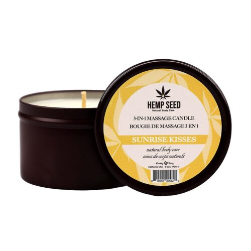 3 in 1  Round Massage Candle 6 oz. Sunrise Kisses